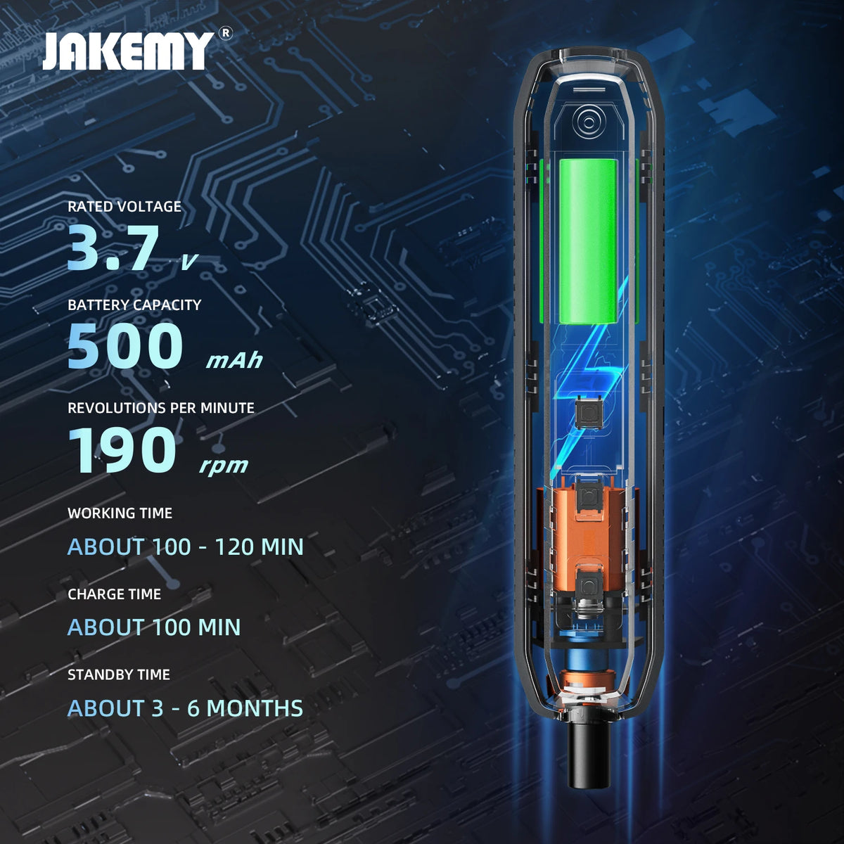 Jakemy Precision Screwdriver Set With Magnetic Bits For Electronics