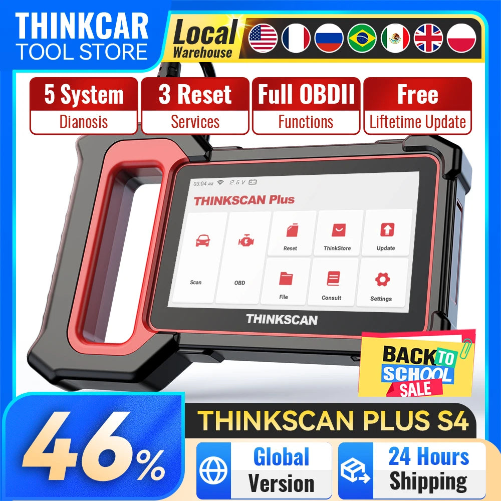 Thinkcar Thinkscan Plus S7 OBD2 Professional Automotive Code Reader