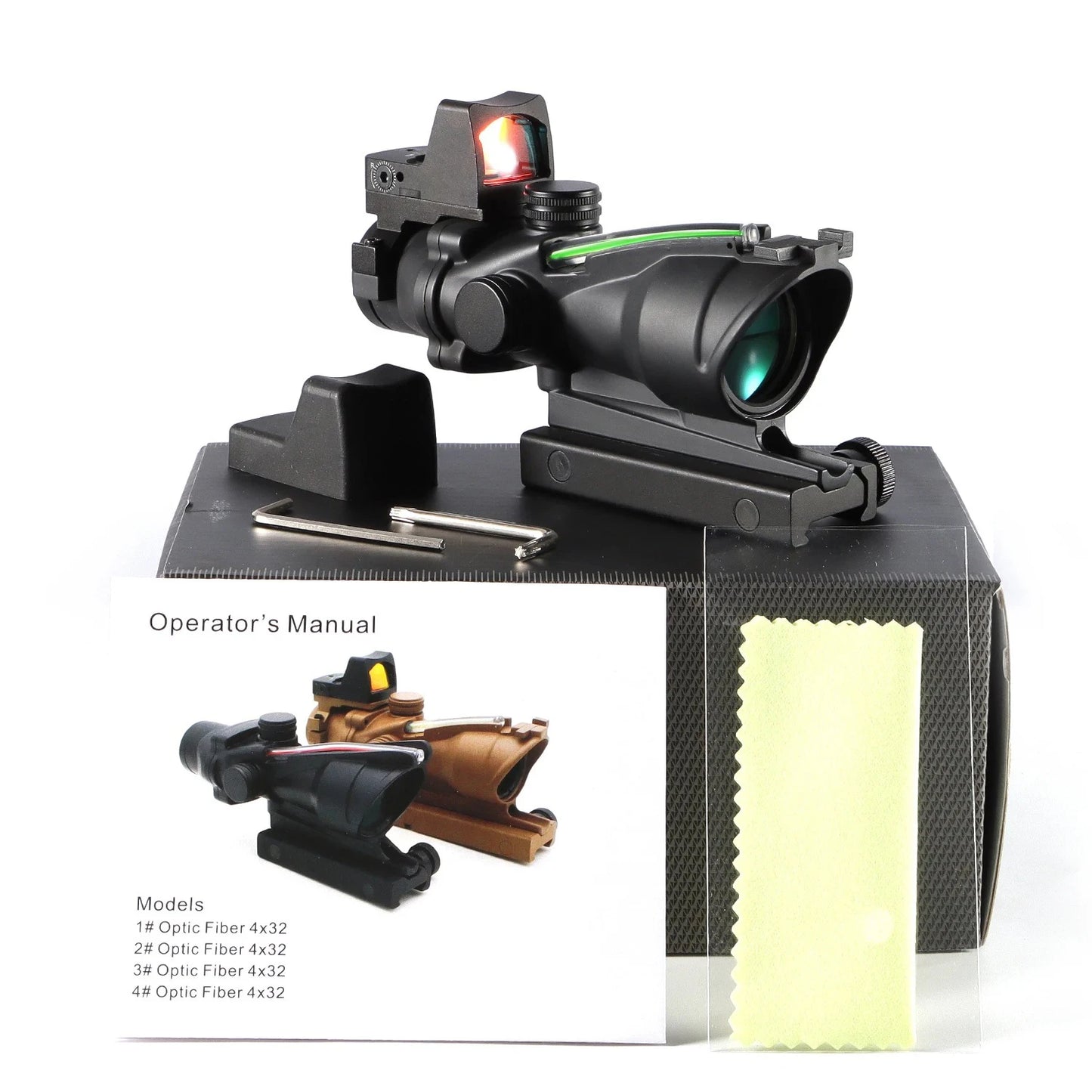 Nabila Adjustable Red Dot Tactical Rifle Scope For Hunting