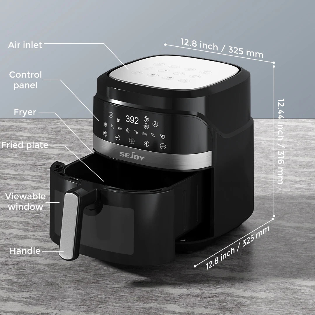 Sejoy Eight In One Electric Air Fryer Oven For Healthy Cooking