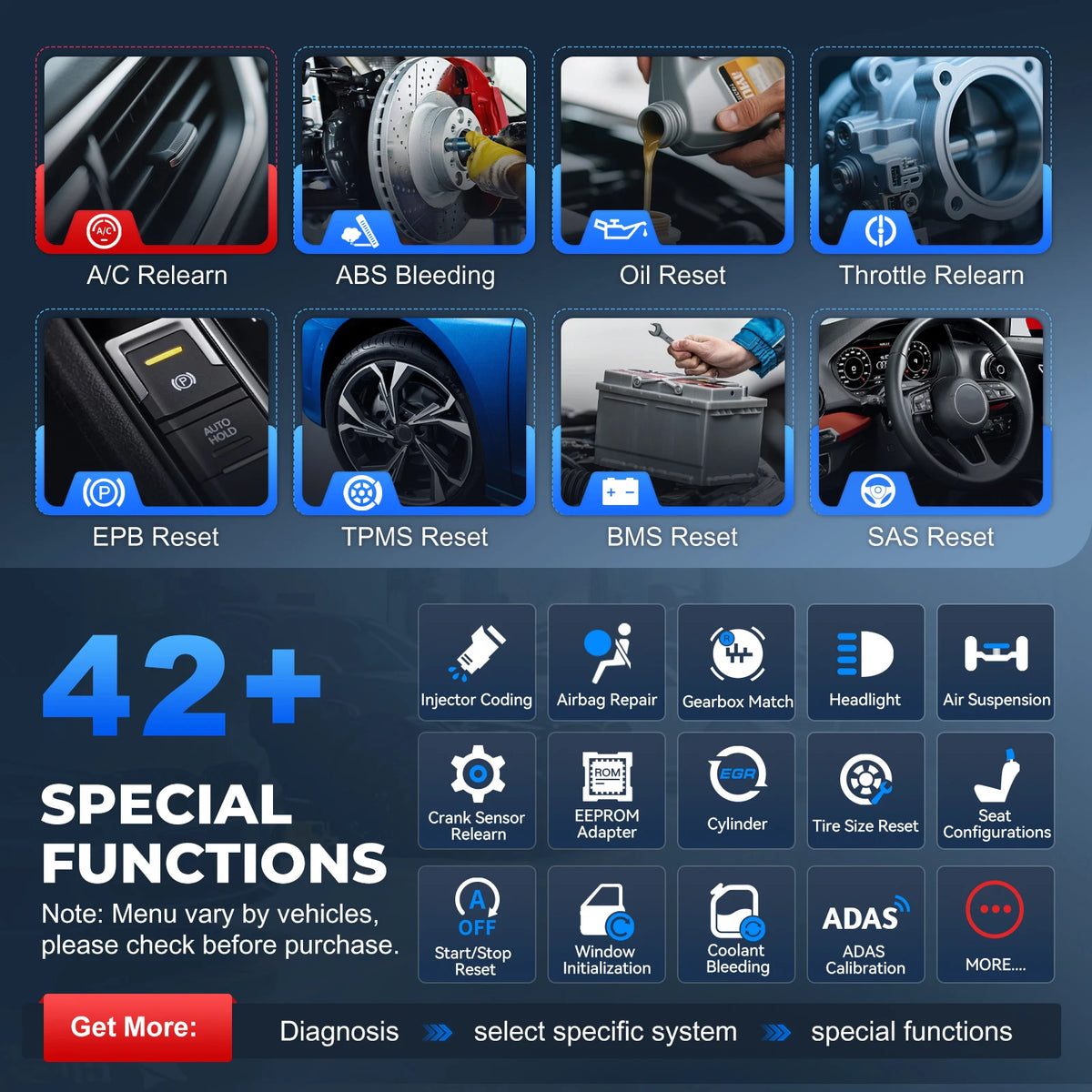 XTOOL D8S V2.0 Automotive Diagnostic Tool Online ECU Coding Topology Map Key Programming Car Scanner with 42+ Resets FCA CAN FD
