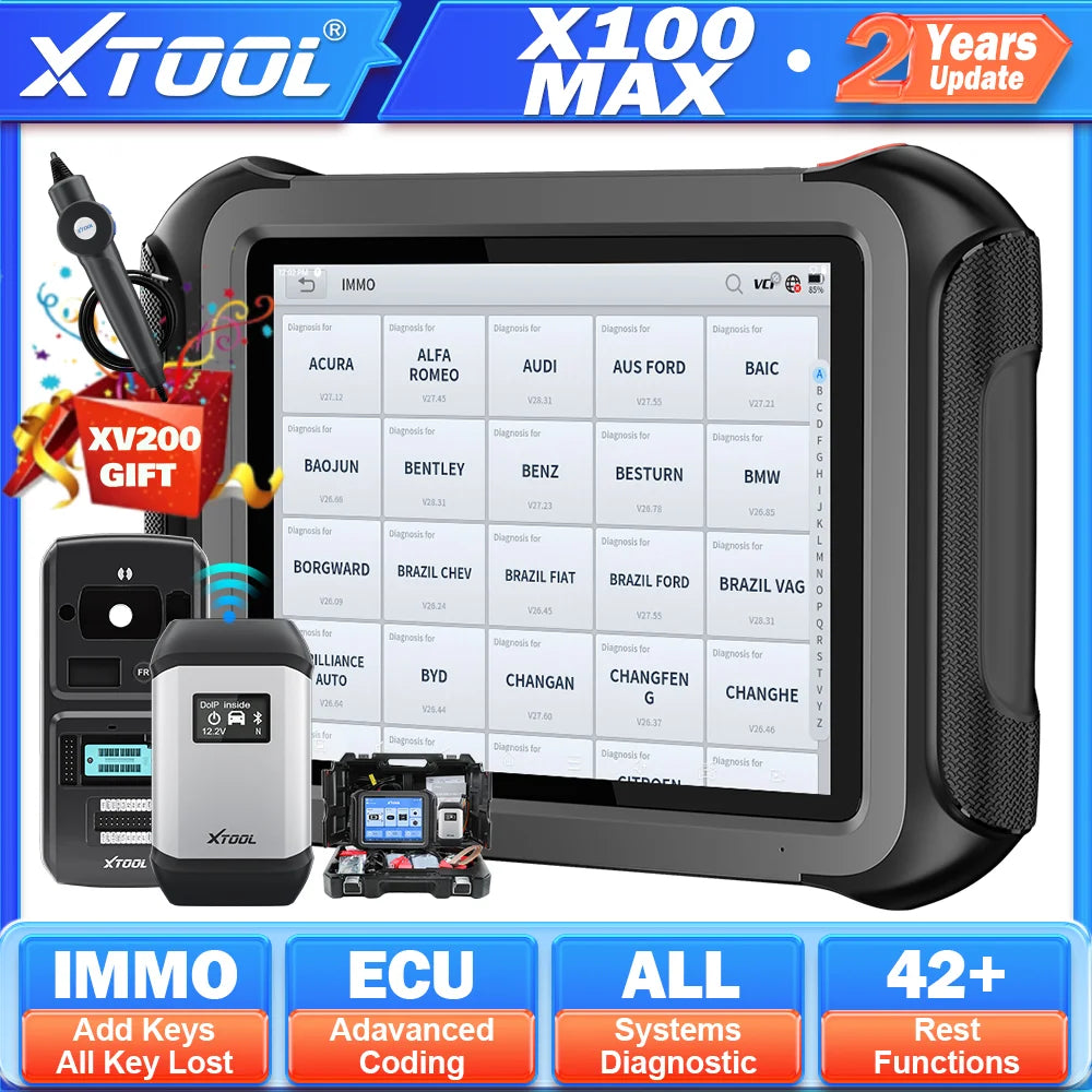 XTOOL X100 MAX V2.0 Key Programmer All Keys Lost Diagnostics