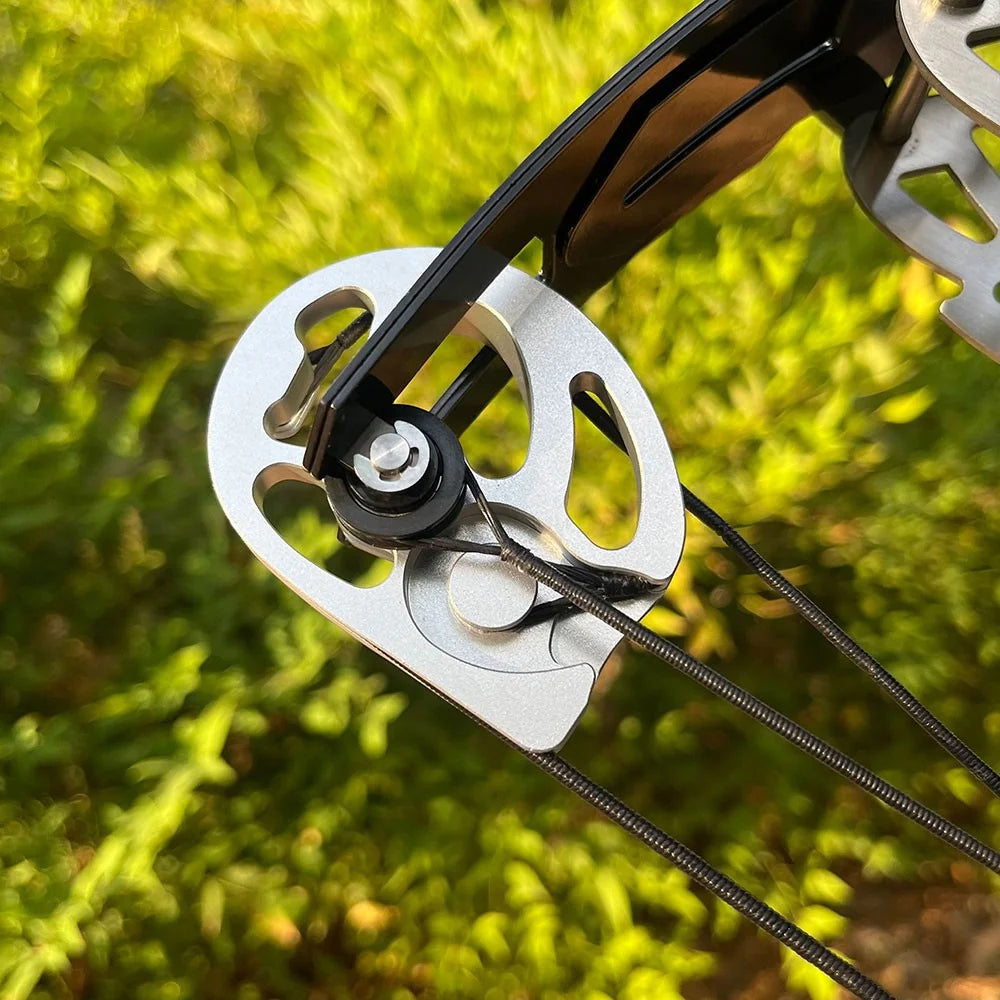 Adjustable Compound Archery Bow Featuring Carbon Grip And Steel Build