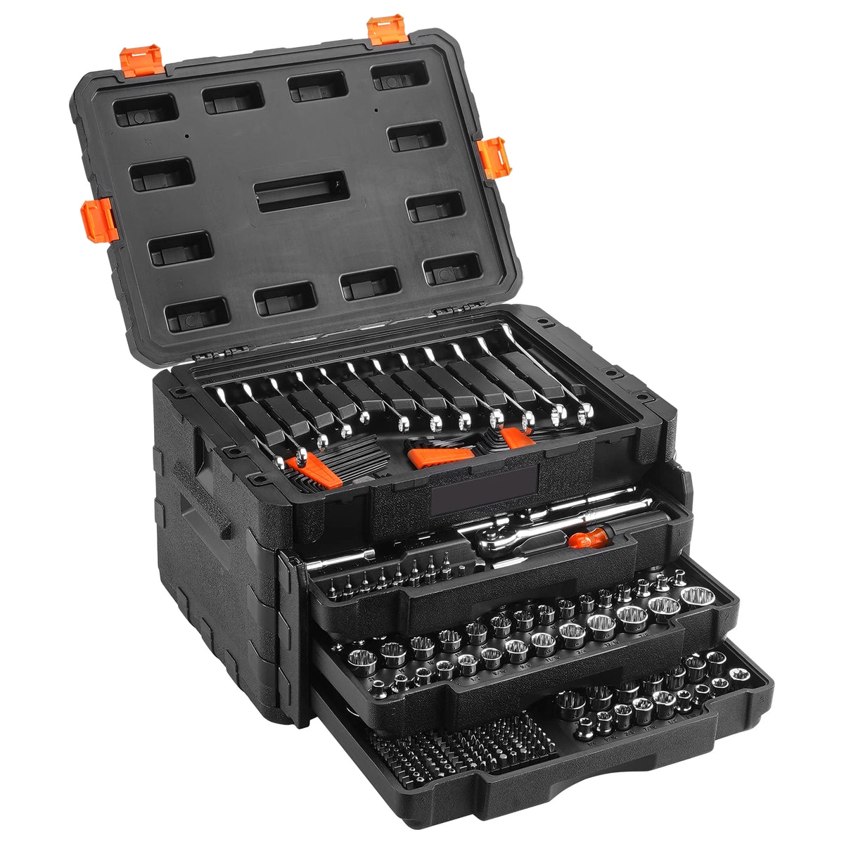 SucceBuy Mechanics Tool Set And 450 Pcs SAE Metric