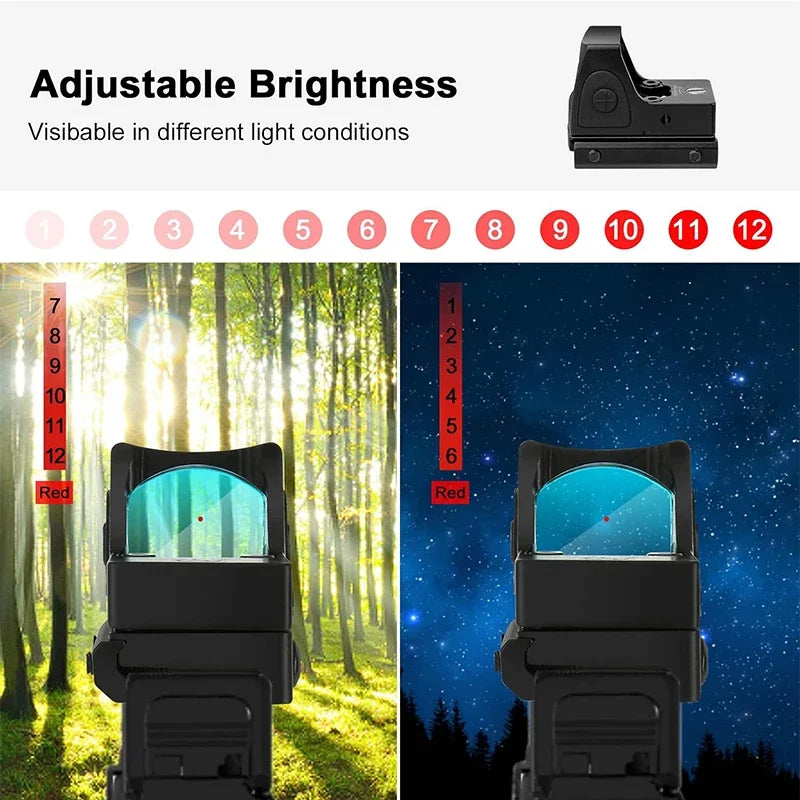 Bestsight MR Red Dot Sight Collimator Reflex Scope Hunting
