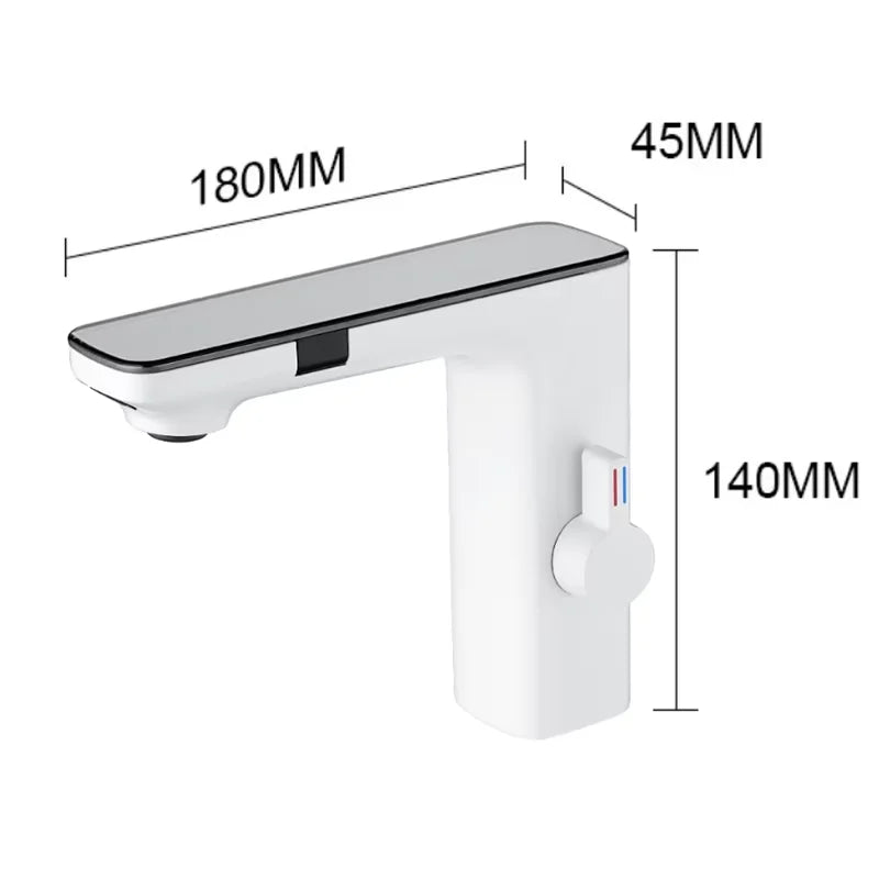 Shinesia Touch Sensor Digital Temperature Display Bathroom Basin Faucet