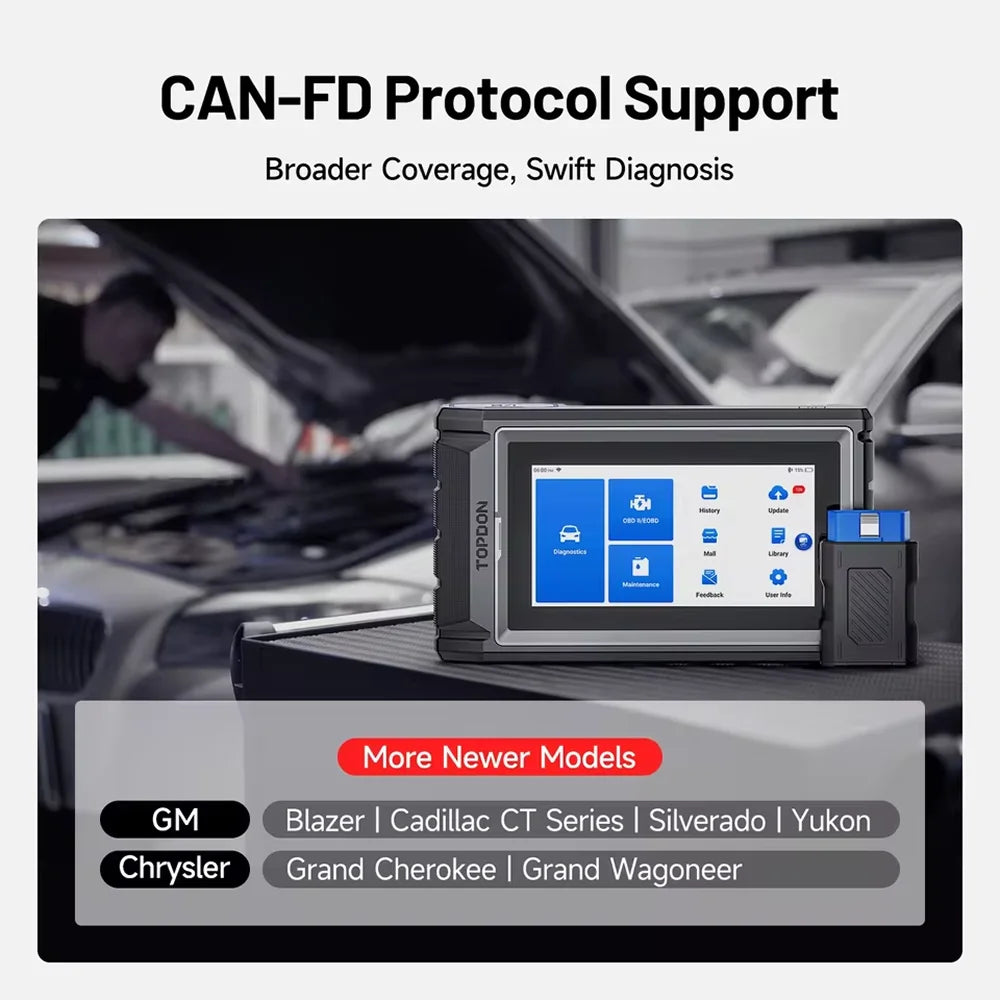 TOPDON Artidiag800 BT 2 Automotive Car Diagnostic Tool Full System OBD2 Scanner Lifetime Free Update Scan Tool VCI Repair Tool