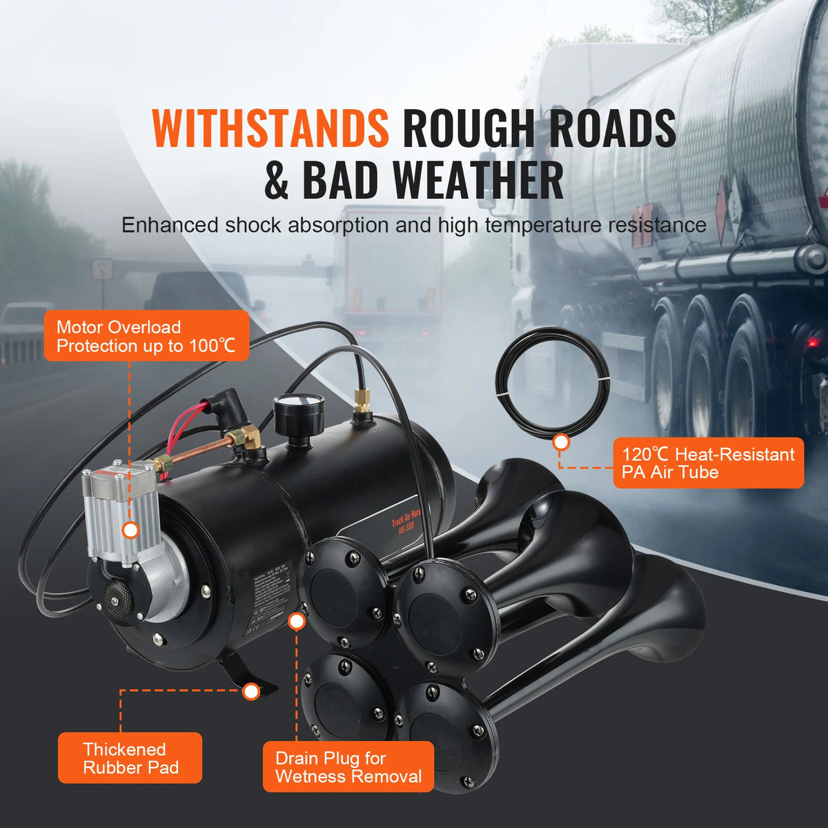 SucceBuy Onboard Air Compressor System for Train Horns