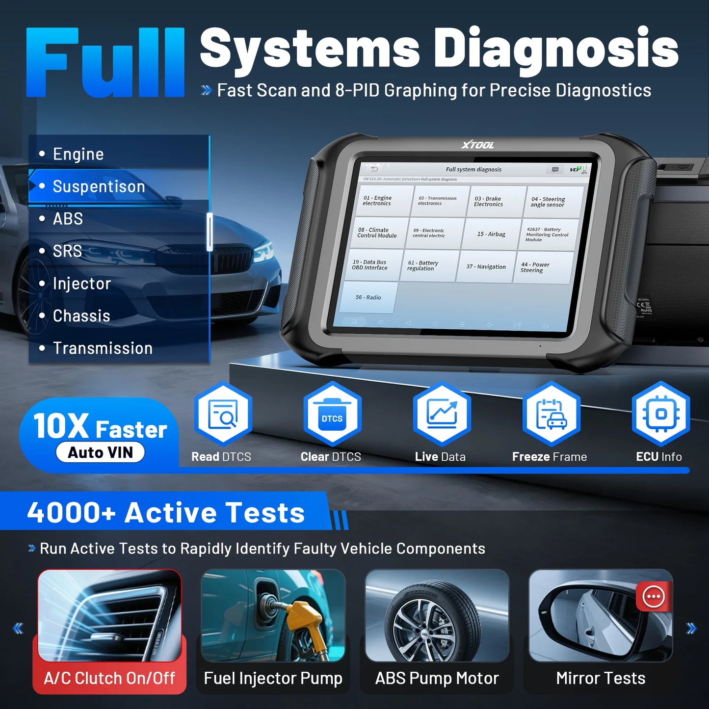 XTOOL X100 MAX V2.0 Key Programmer All Keys Lost Diagnostics