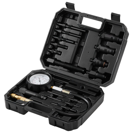 SucceBuy 18 Piece Diesel Engine Compression Cylinder Pressure Test Kit