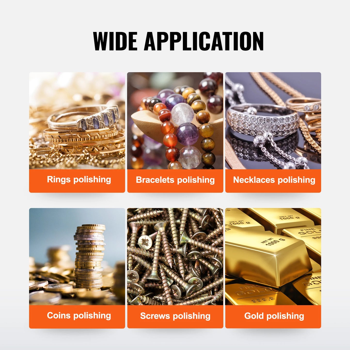 SucceBuy Rotary Tumbler For Jewelry Gemstone Polishing Machine