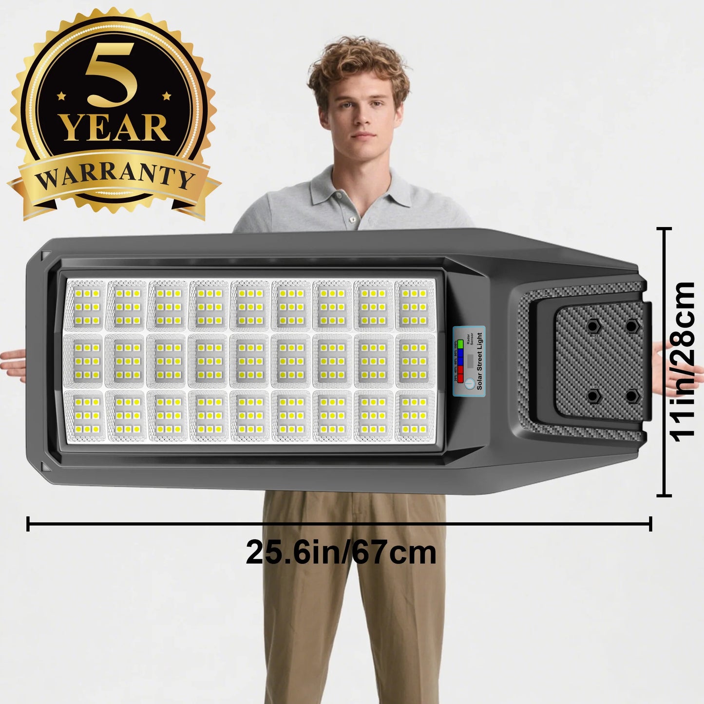 Outdoor Solar Motion Sensor Light IP65 Waterproof With Timer