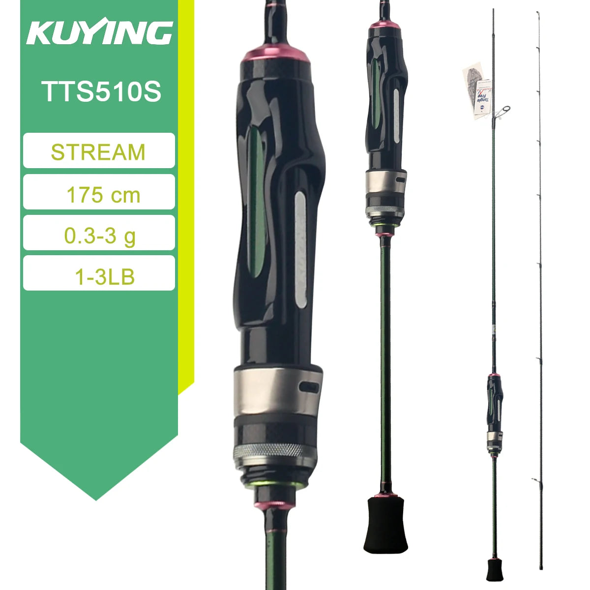 Kuying Teton Carbon Fast Action Casting Lure Rod Fuji Guides