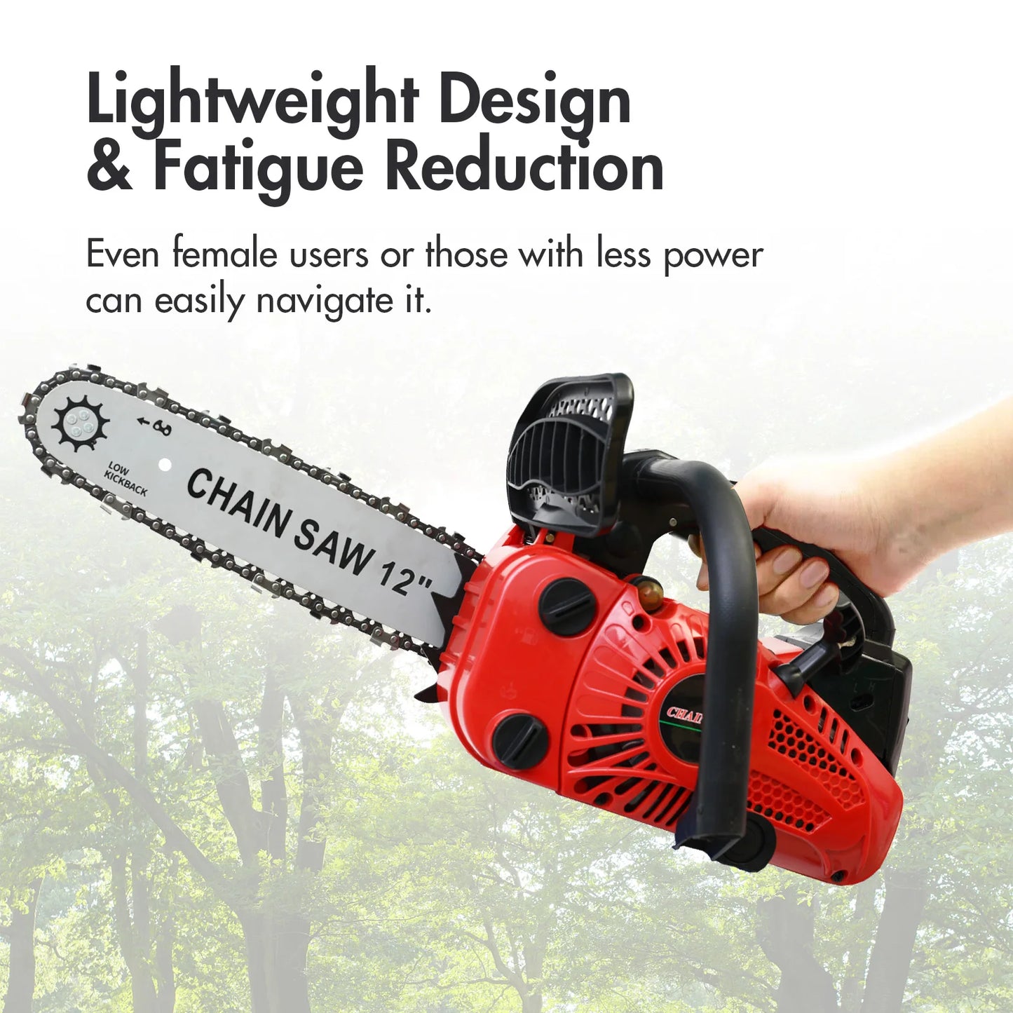 Lightweight Electric Chainsaw For Home Woodworking And Garden Trimming