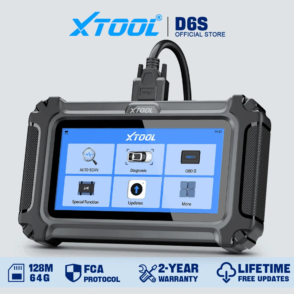 XTOOL D6S Diagnostic Tool All Systems Scanner 30 Services
