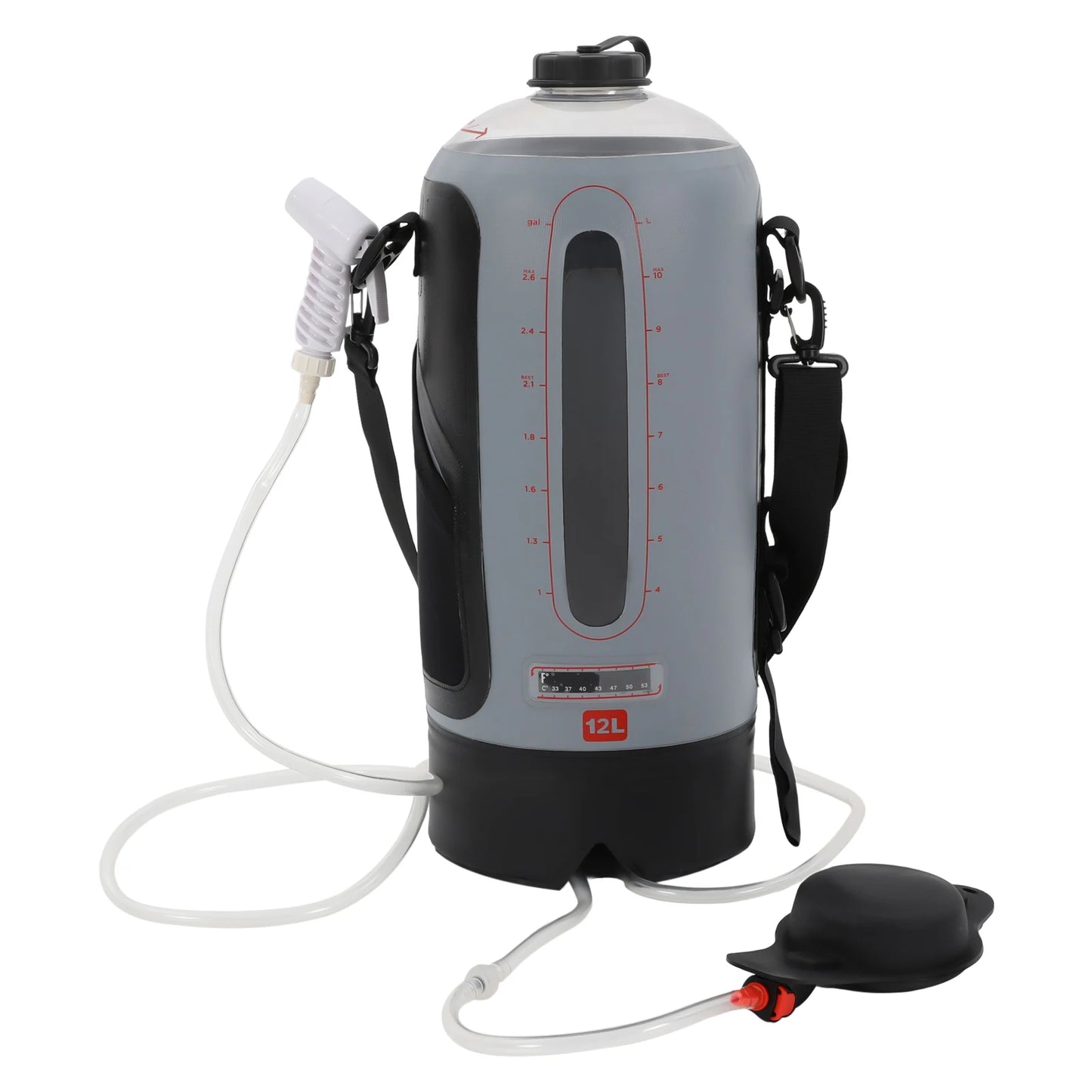 Bymaocar Portable Pressure Camp Shower With Air Pump
