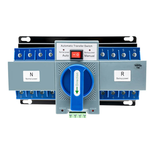 4P Automatic Dual Power Transfer Switch For Home And Generator 63A