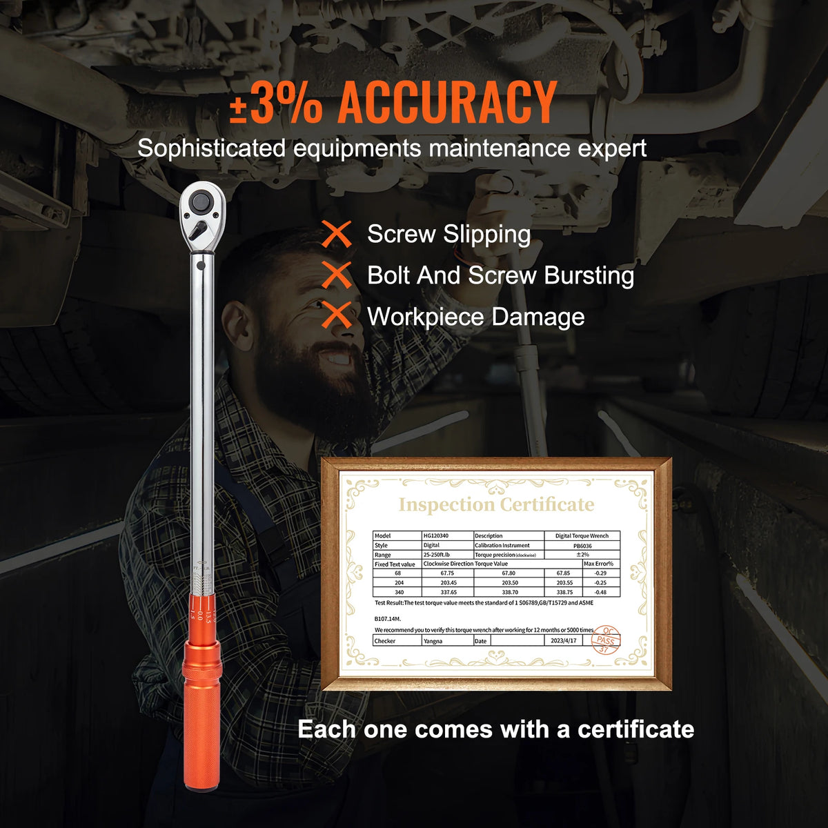 SucceBuy Precision Mechanical Torque Wrench Set For Automotive Repair