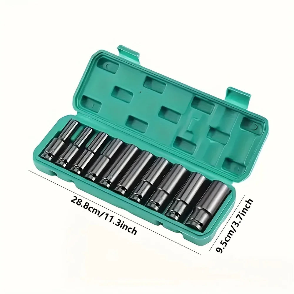Industrial Carbon Steel Impact Wrench Socket Adapter Tool Set