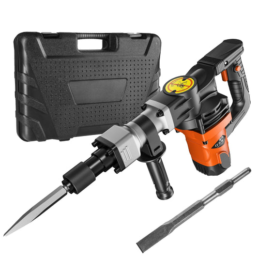 SucceBuy 1400W Demolition Jack Hammer Heavy Duty Electric Breaker