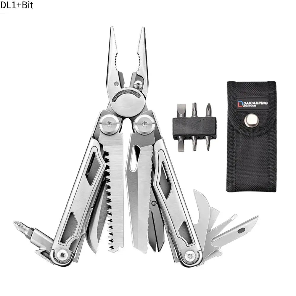 Daicamping Stainless Steel Folding Multitool Plier Clamp