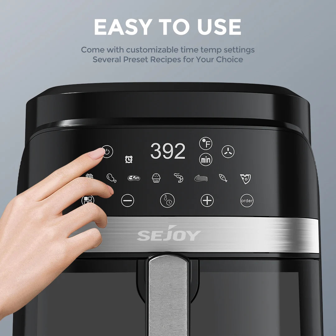 Sejoy Eight In One Electric Air Fryer Oven For Healthy Cooking