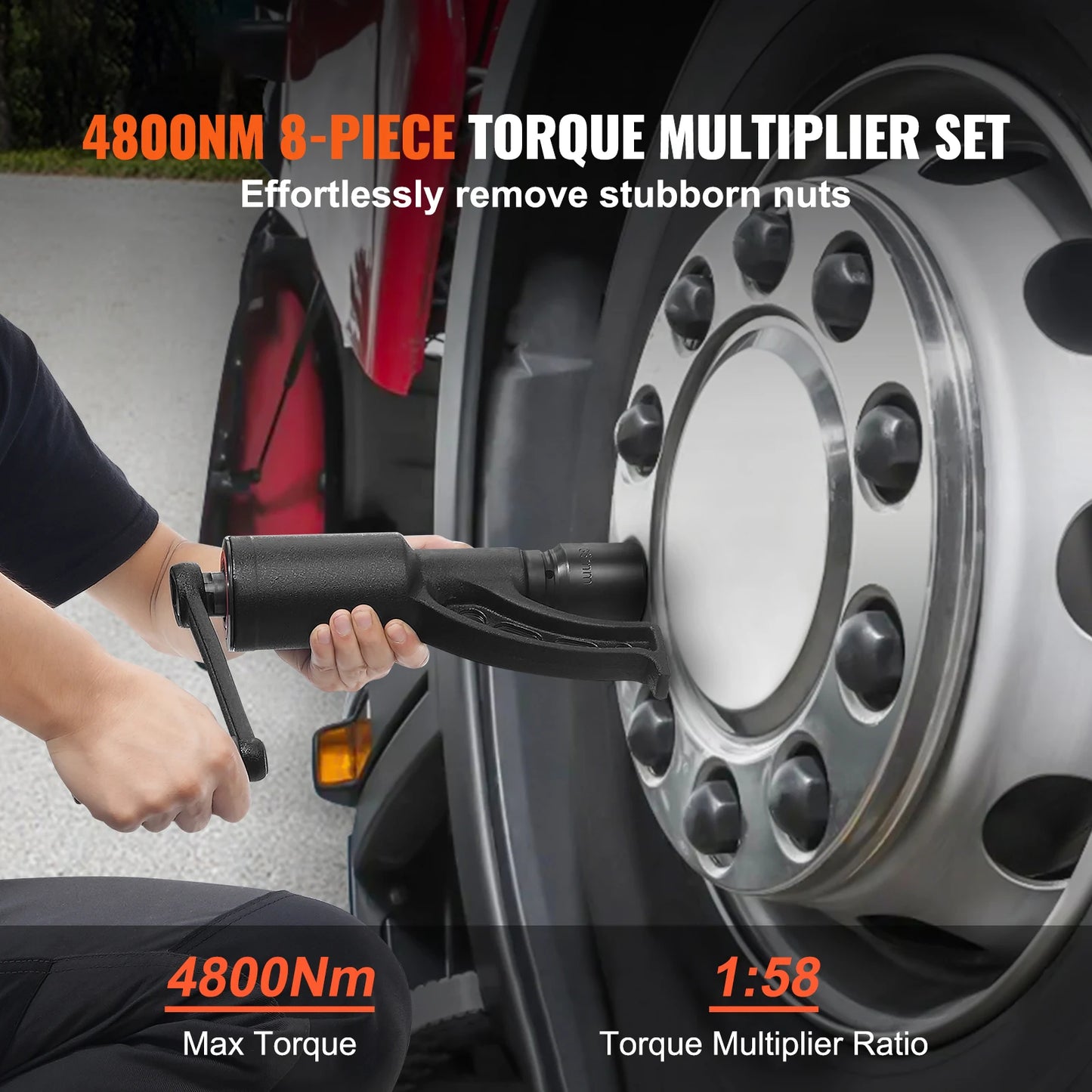 SucceBuy Heavy Duty Torque Multiplier Gear Set With Case