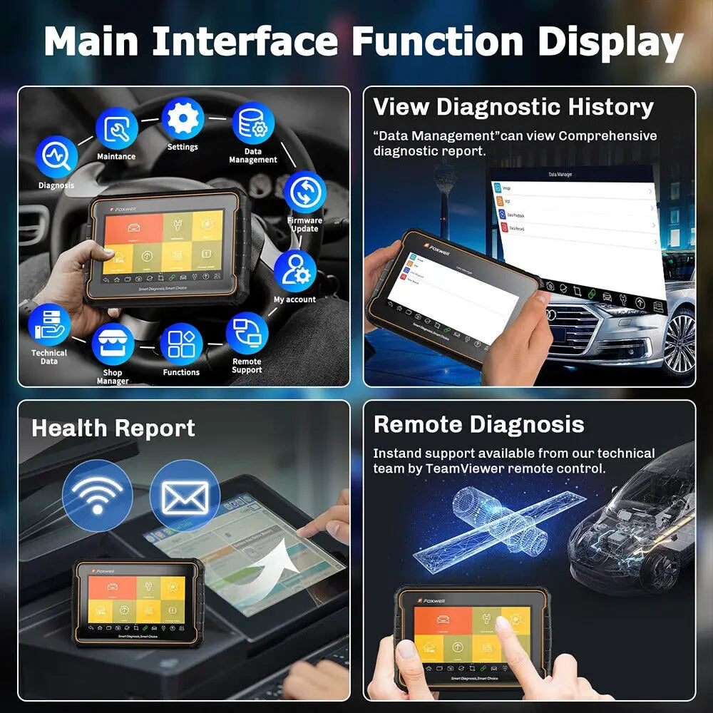 Foxwell GT60 OBD2 Diagnostic Tool Bluetooth ABS SAS TPMS Reset