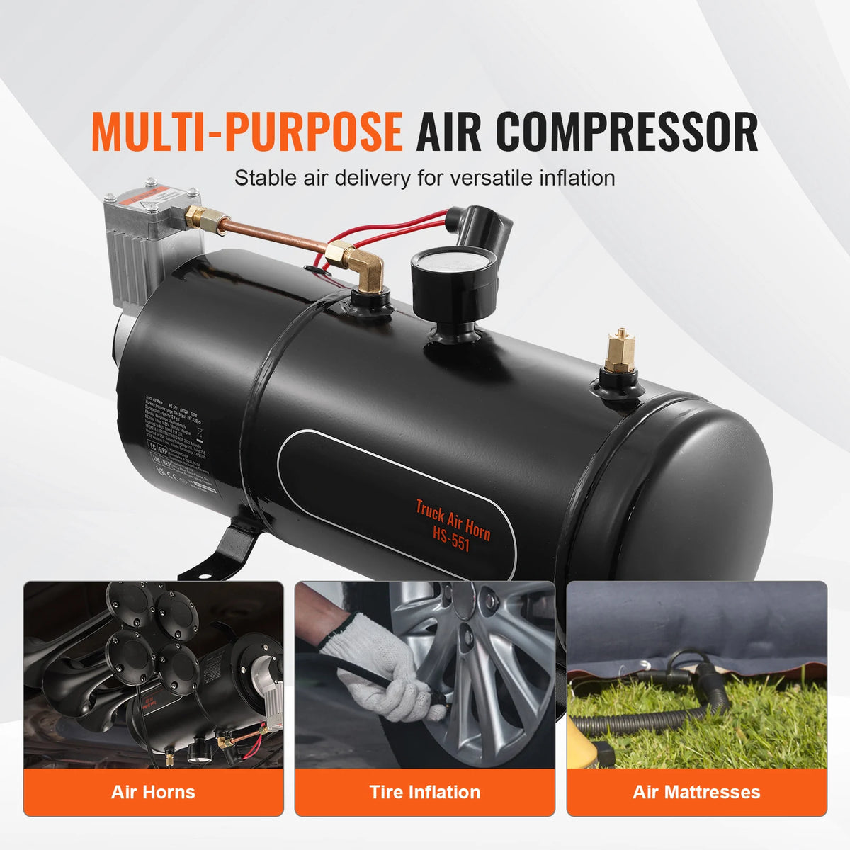SucceBuy Onboard Air Compressor System for Train Horns