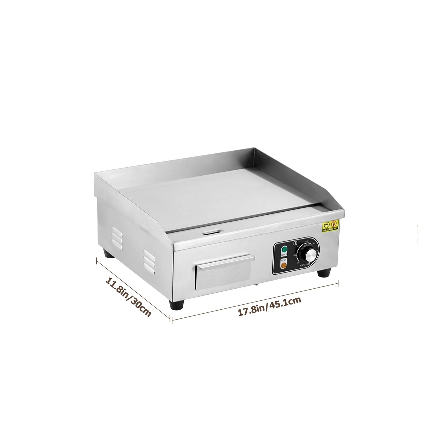 HiMISS Electric Griddle for Outdoor Cooking Nonstick Grill Plate