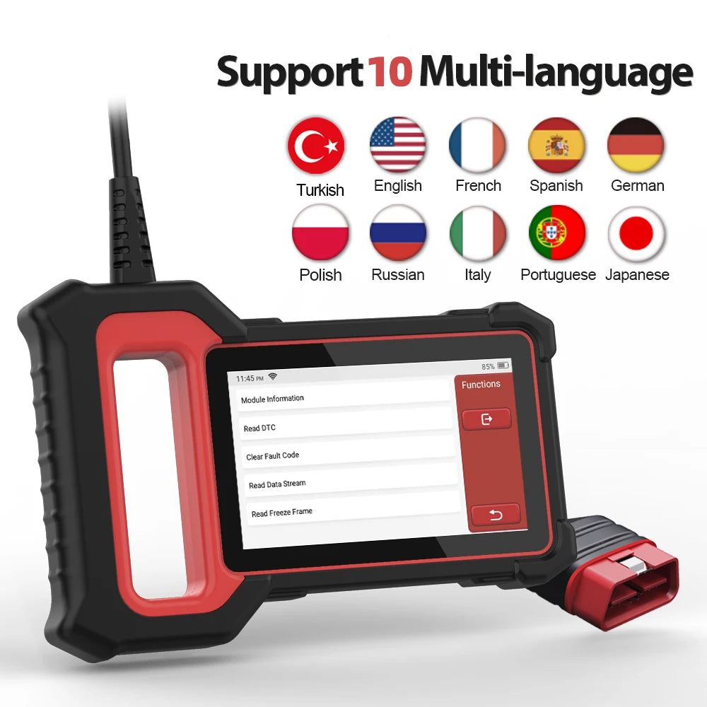 Thinkcar Thinkscan Plus S5 OBD2 Scanner Multi System Diagnostics Vin
